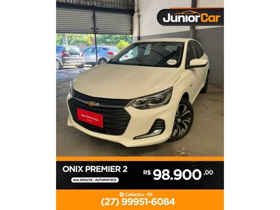 CHEVROLET ONIX 1.0 TURBO FLEX PREMIER AUTOMÁTICO CHEVROLET ONIX 1.0 TURBO FLEX PREMIER AUTOMÁTICO